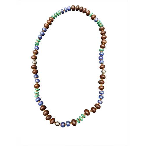 CATHERINE MICHIELS Collier moyen Collier sautoir m�dium malachite ebene lapis lazul mehrfarbig