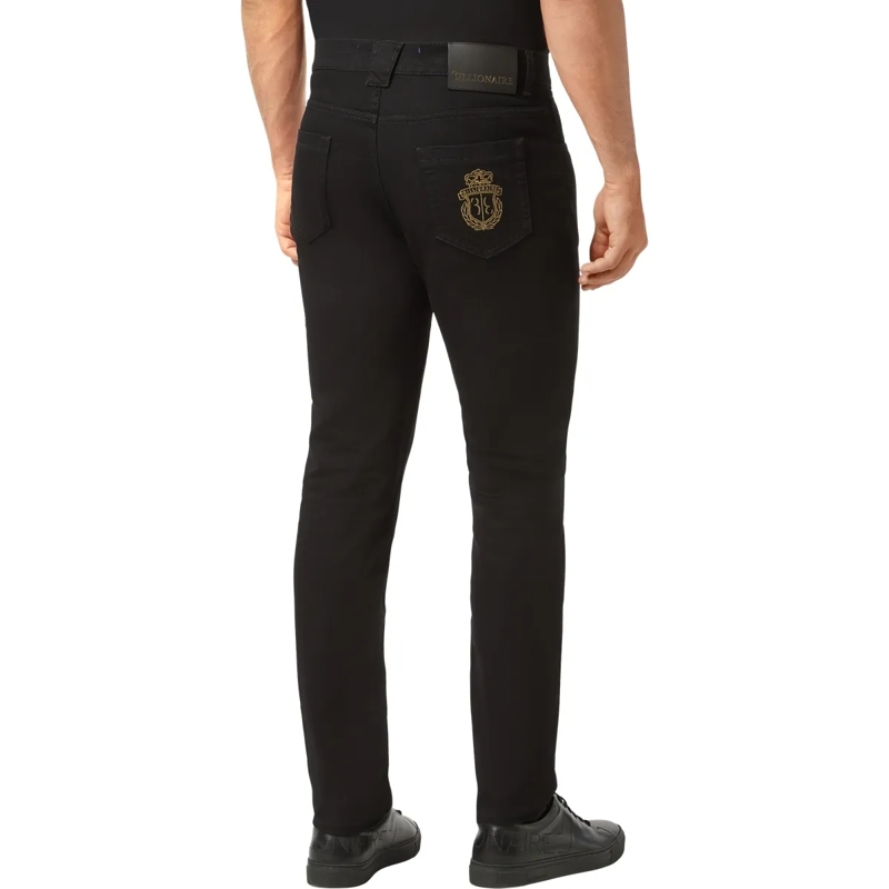 BILLIONAIRE Jeans mit geradem Bein Jeans Regular Fit Crest schwarz(Image 2)
