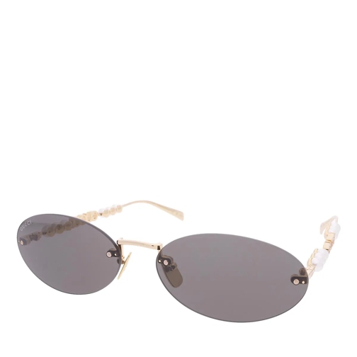 Gucci Sonnenbrille GG1922S-001 Gold-Gold-Grey