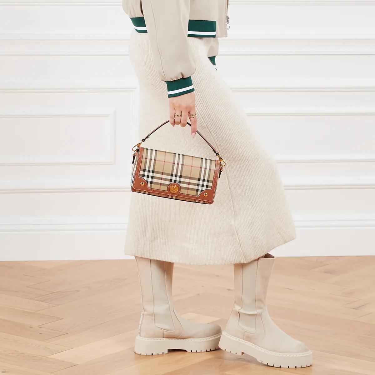 Burberry Bruin Synthetisch Leren Notitieportemonnee Brown Dames