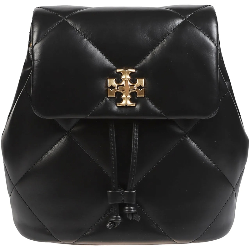 Tory Burch Tote Kira Diamond Quilt Small Backpack Black schwarz