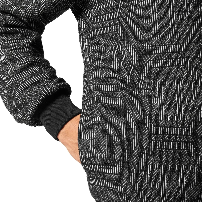 Philipp Plein Daunenjacke Sweatjacke Monogram schwarz(Image 5)