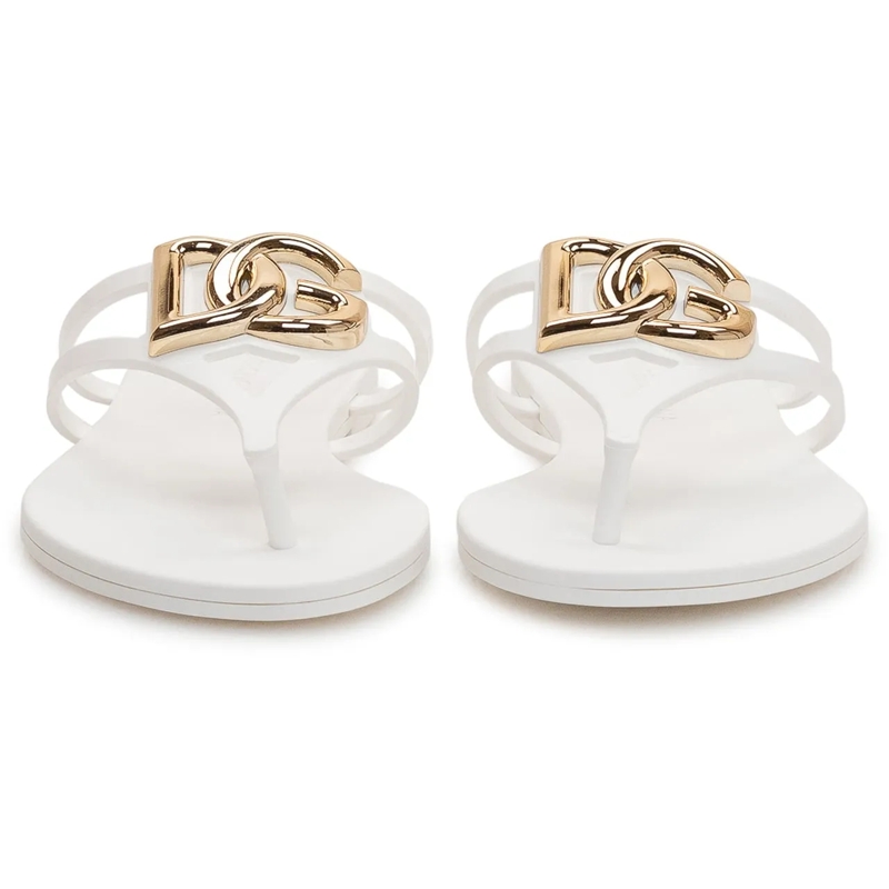 Dolce&Gabbana Slides Infradito in Gomma weiß(Image 2)