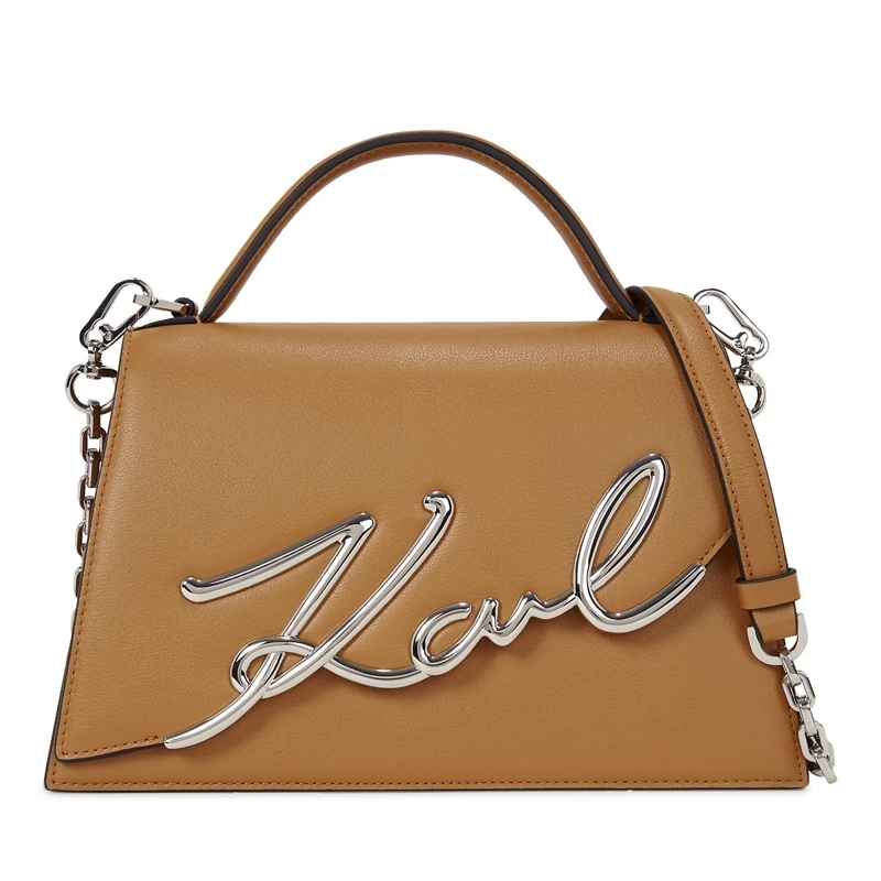 Karl Lagerfeld Crossbody Bag K/SIGNATURE MITTELGROSSE UMH�NGETASCHE braun