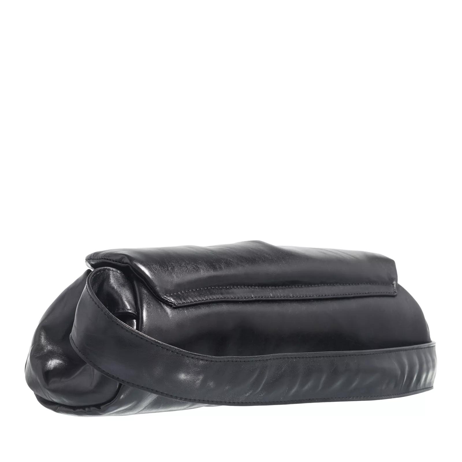 Jil Sander Crossbody bags Große Cannolo Schultertasche in zwart