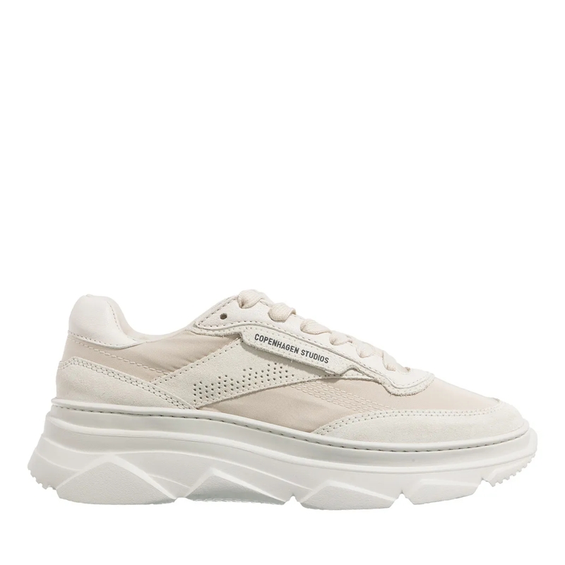 Copenhagen Low-Top-Sneaker CPH56 Material Mix Cream
