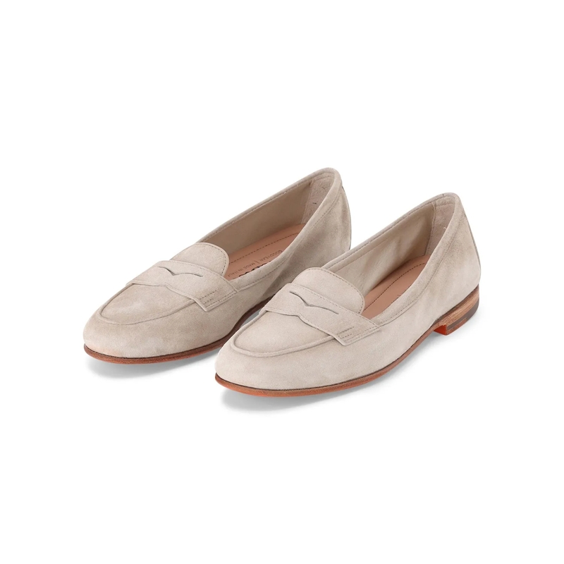 Santoni Schnürschuhe Carla Loafers Grey