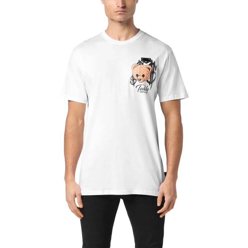 Philipp Plein T-Shirt T-Shirt Teddy weiss(Image 4)