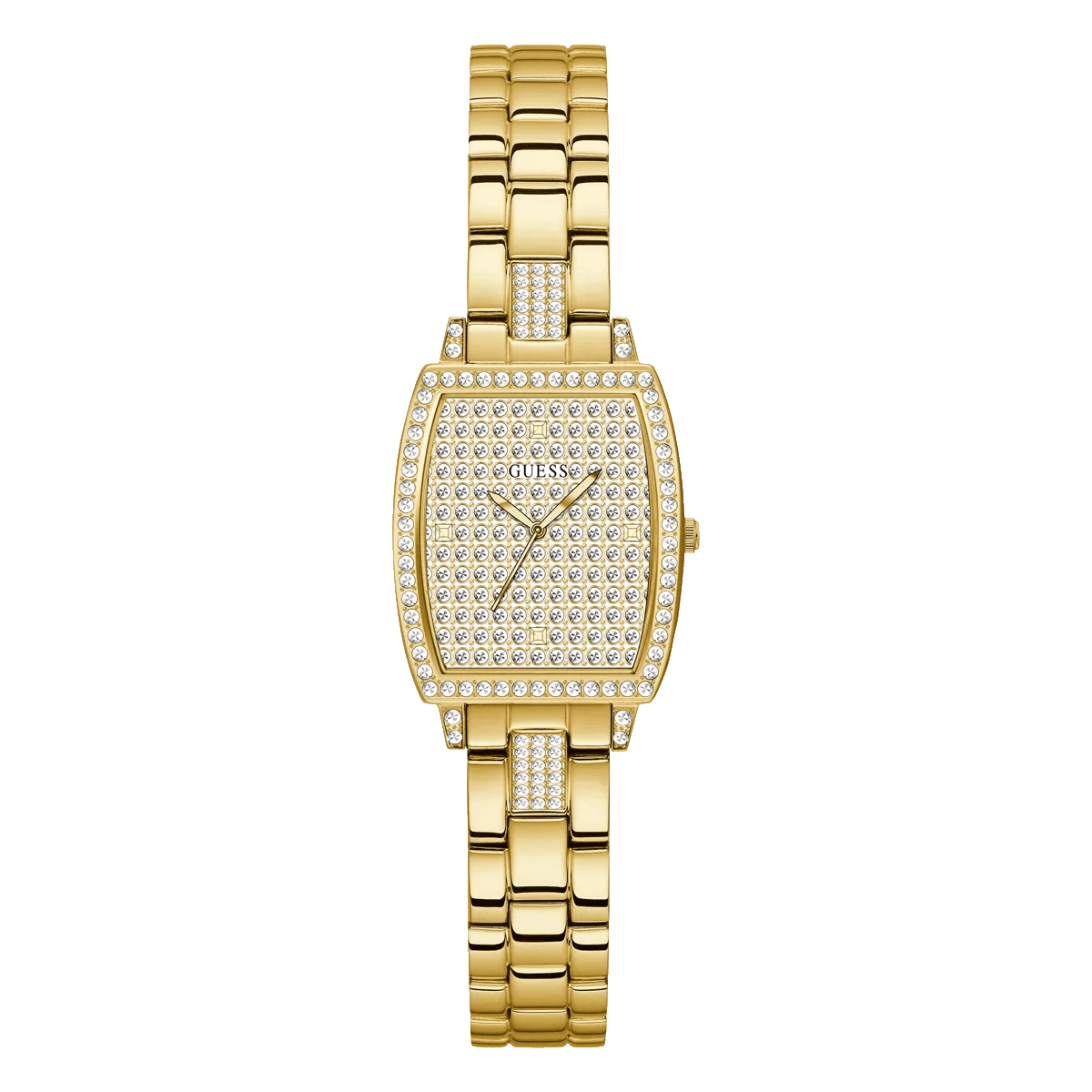 Guess gold diamond online watch