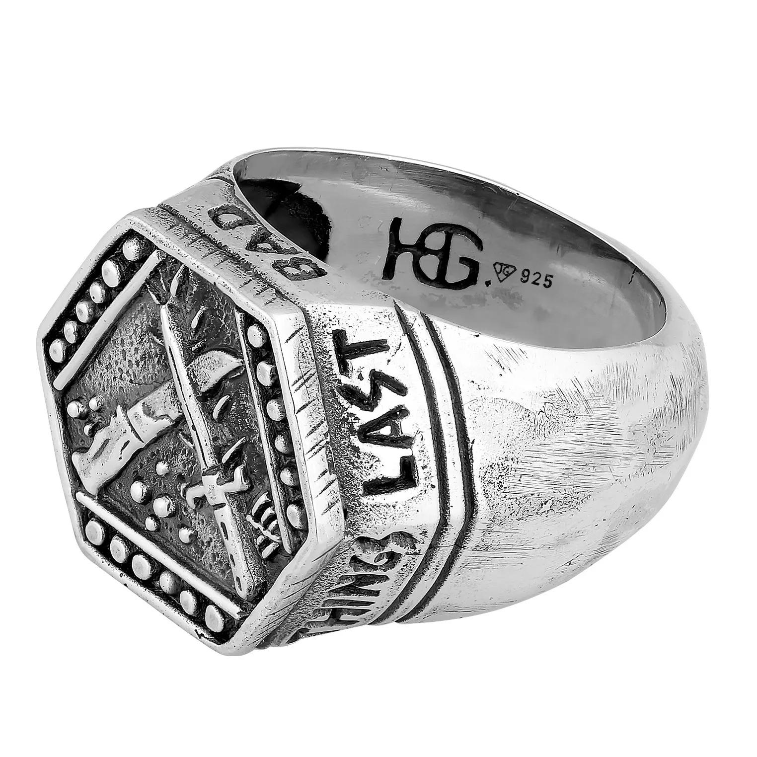 Thumbnail - Haze & Glory Ringe - Ring Siegelring - Knife 925 Silber - Gr. 66 MM - in Silber - für Damen