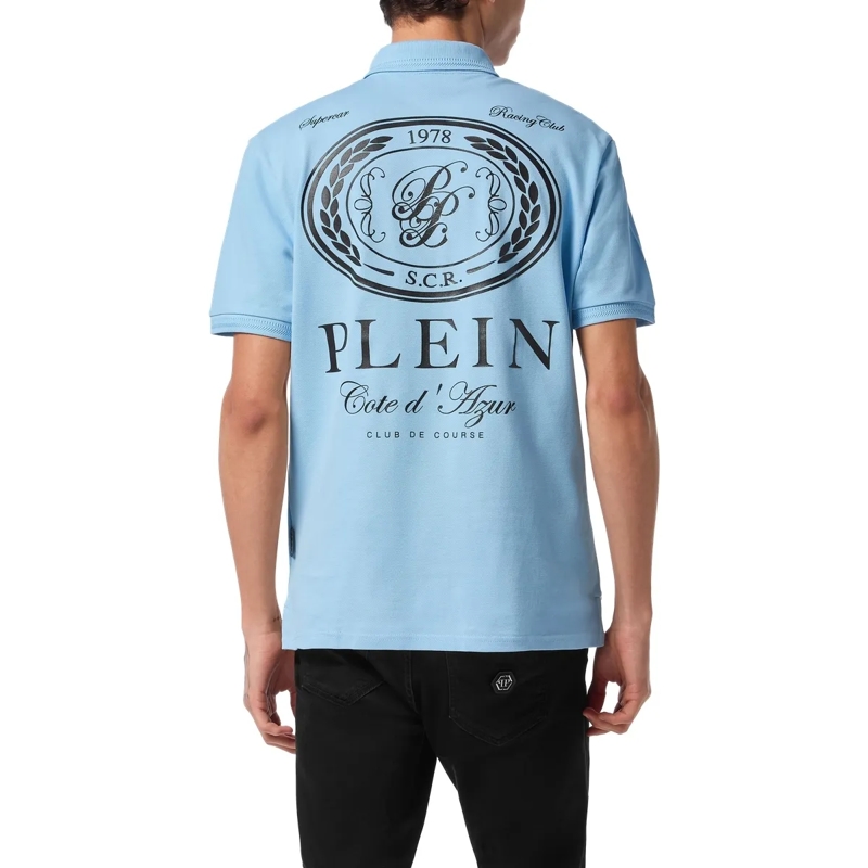 Philipp Plein Top Polohemd hell-blau(Image 2)