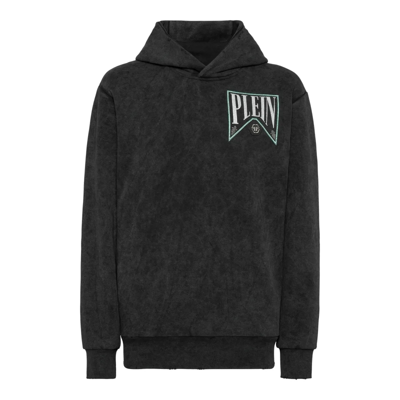 Philipp Plein Top Hoodie schwarz