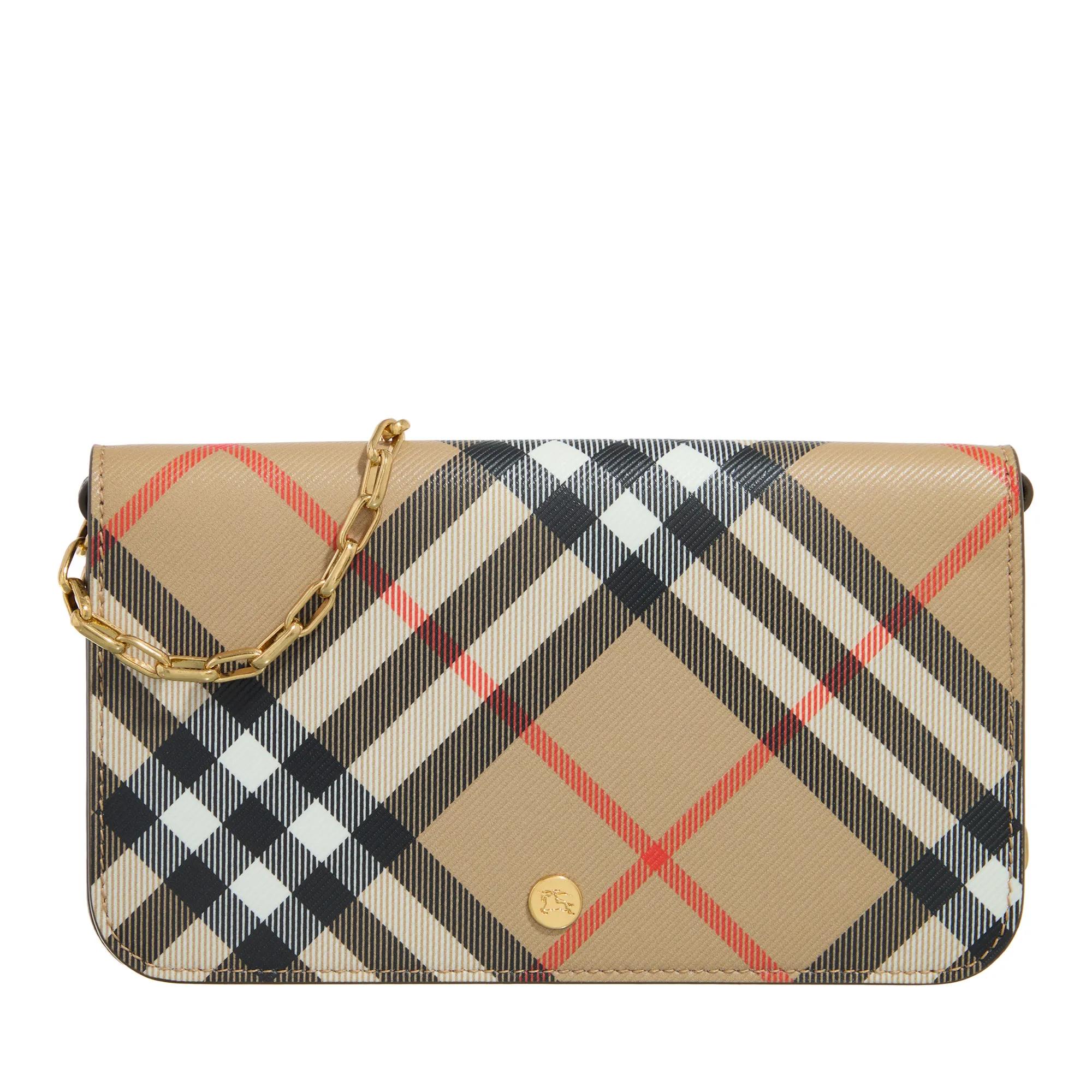 Burberry Portemonnaie - Wallet On Chain - Gr. unisize - in Beige - für Damen