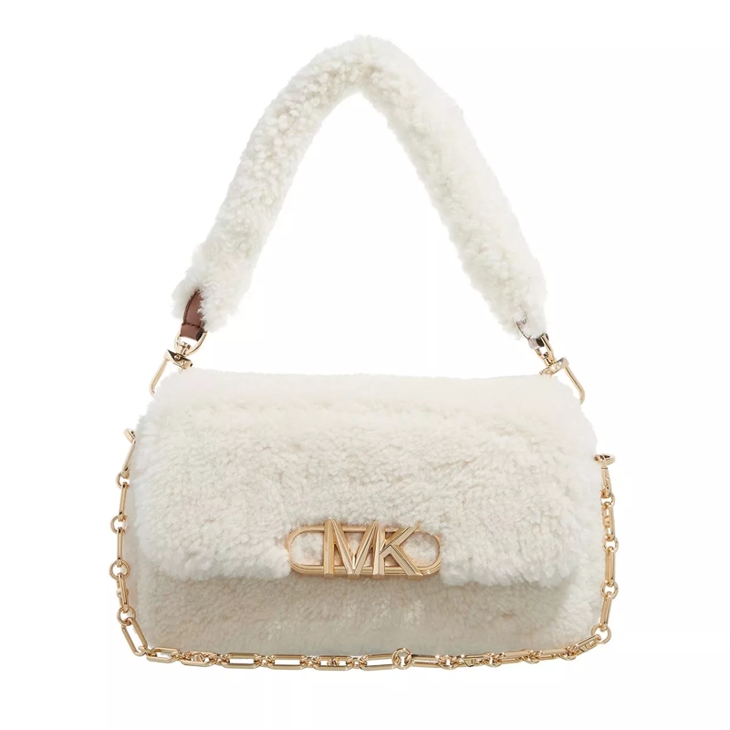 MICHAEL Michael Kors Schultertasche Parker Medium Conv Pouchette Shoulder Nat/Lugg