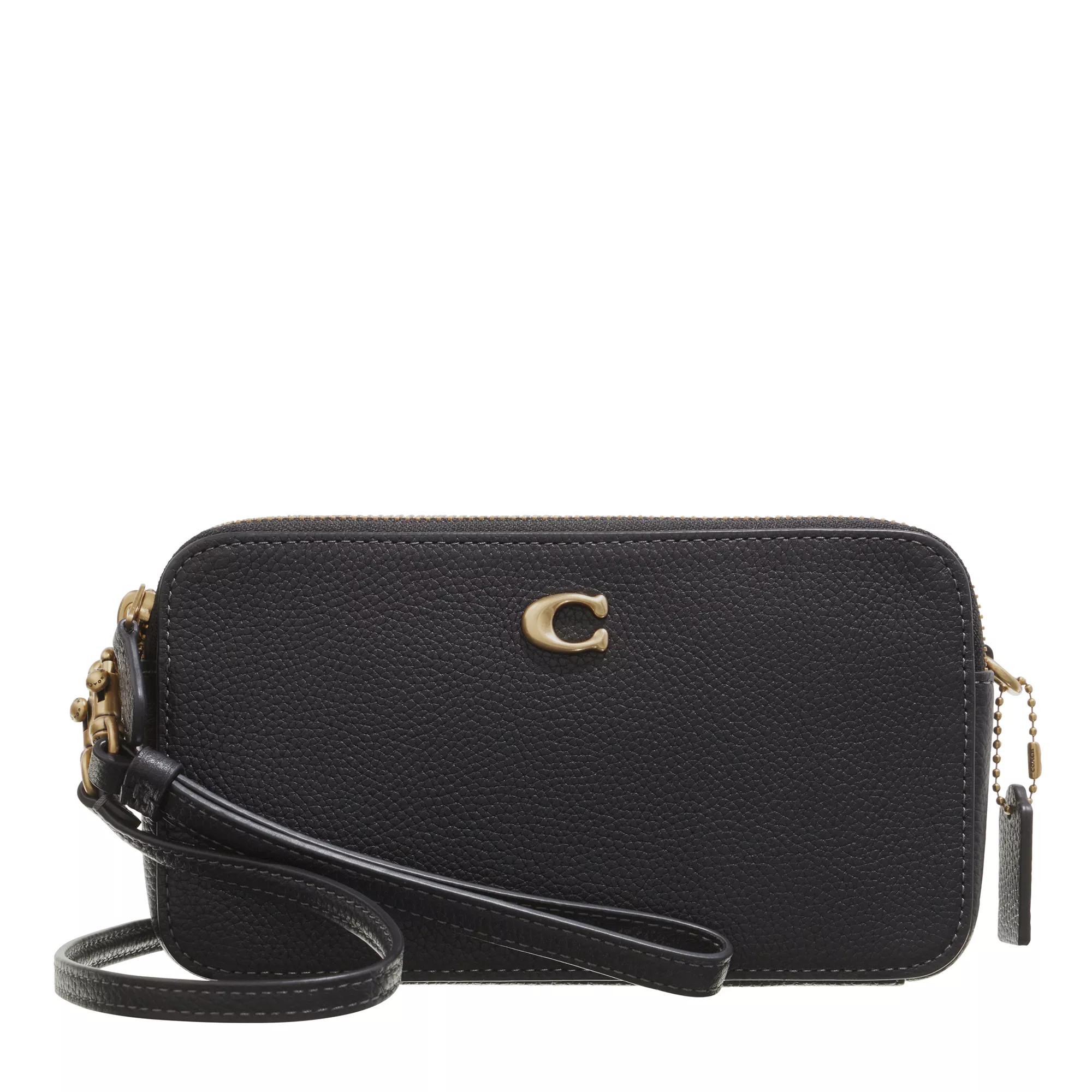 Coach Bauchtaschen - Polished Pebble Leather Leather Kira Crossbody - Gr. ONE - in Schwarz - für Damen