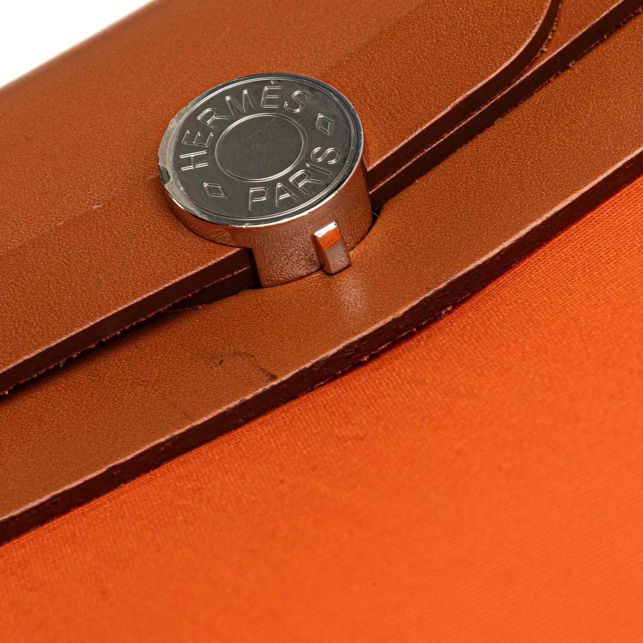 Thumbnail - Hermès Hobo Bags - Toile Herbag Zip 31 - Gr. unisize - in Orange - für Damen