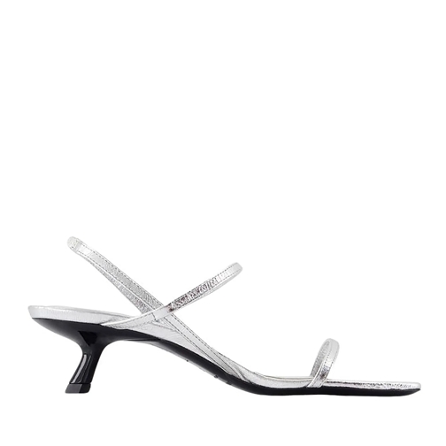 Anine Bing Sandale Hilda Pumps - Leather - Silver Silver