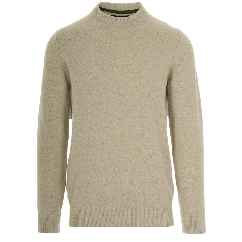 Barbour  Essential Tisbury Crew Sweater Neutrals