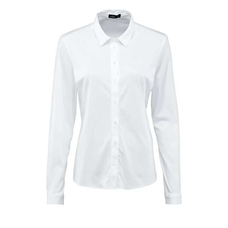 VAN LAACK Bluse Bluse Slim Fit Uni schwarz