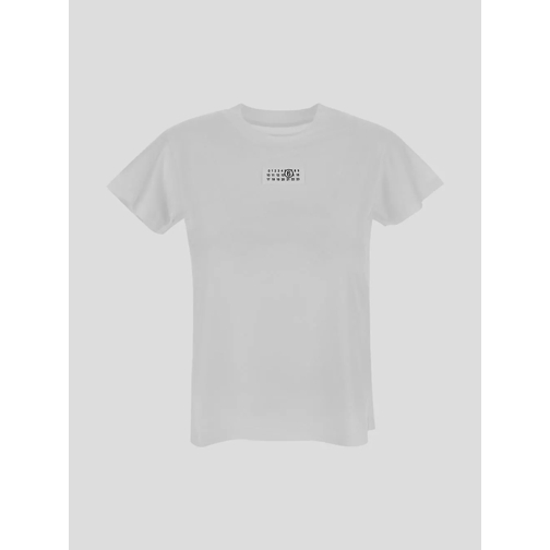 Maison Margiela T-Shirt mit Logo 48104134345050 Weiß 