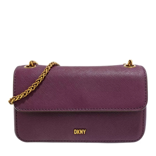 DKNY Minnie Shoulder Bag Aubergine Liten väska