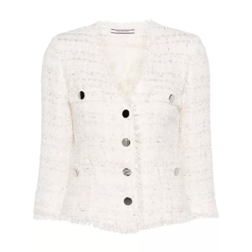 Tagliatore Single-Breasted Jacket White 