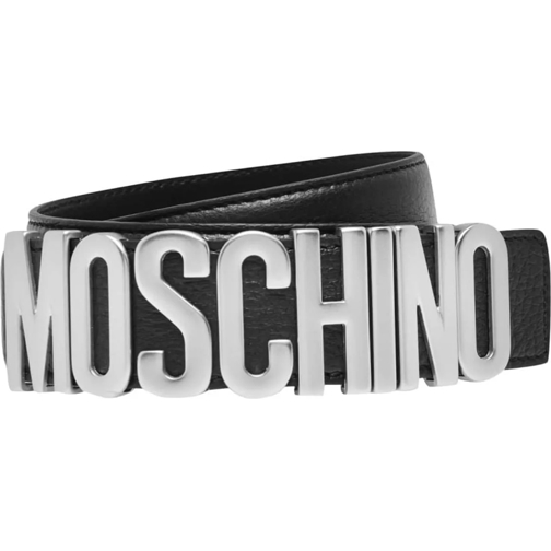 Moschino Gürtel Logo Plaque Belt schwarz