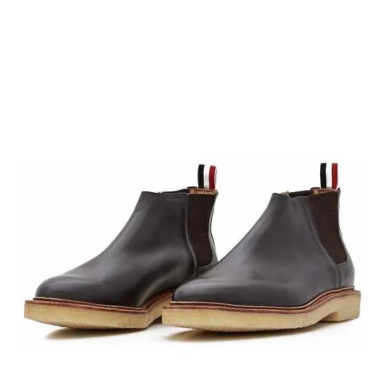 Thom Browne Stiefel - Chelsea Boot - Gr. 12 - in Braun - für Damen