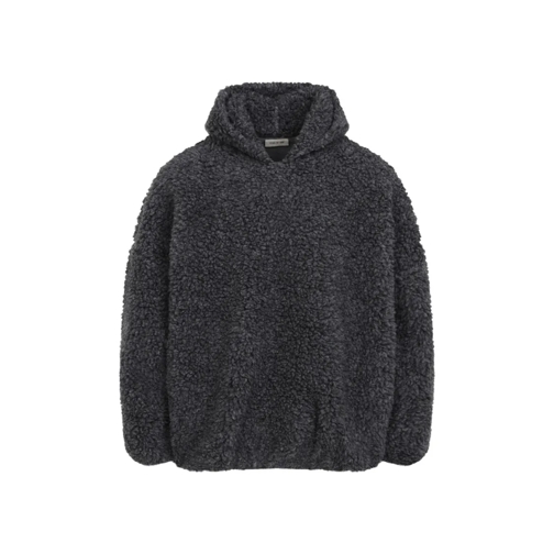 FEAR OF GOD Hoodie Wool Hoodie Black