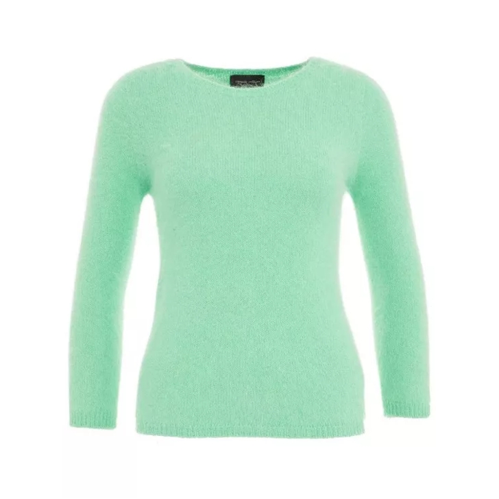 Green sale angora sweater