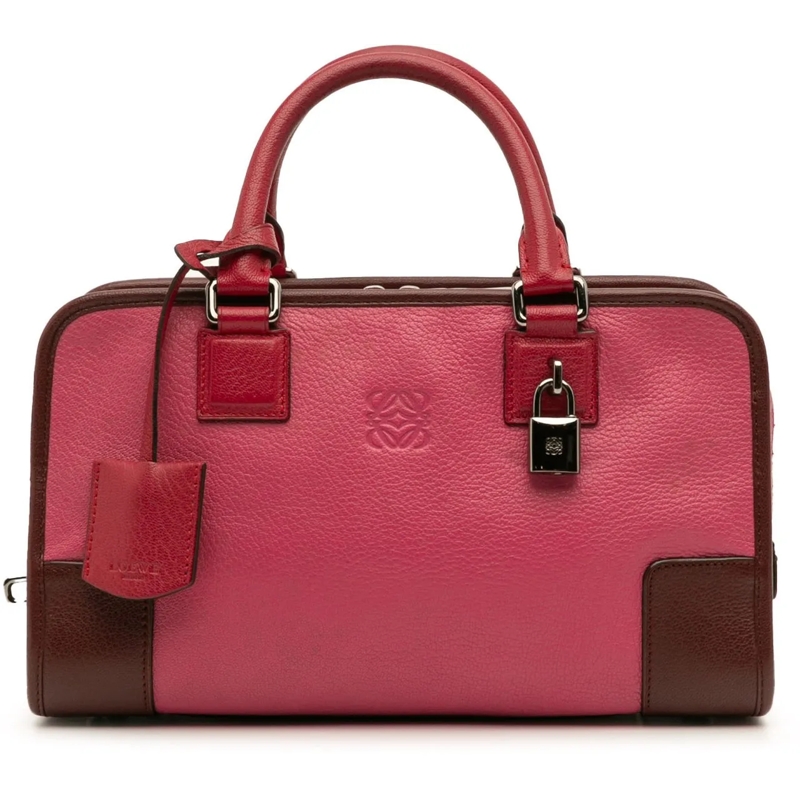 Loewe Fourre-tout Tricolor Goatskin Amazona 28 rose