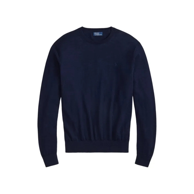 Polo Ralph Lauren  Medium-Weight Wool Sweatshirt Black