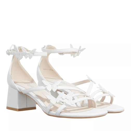 Buffalo Lucy Butterfly White Sandal med band