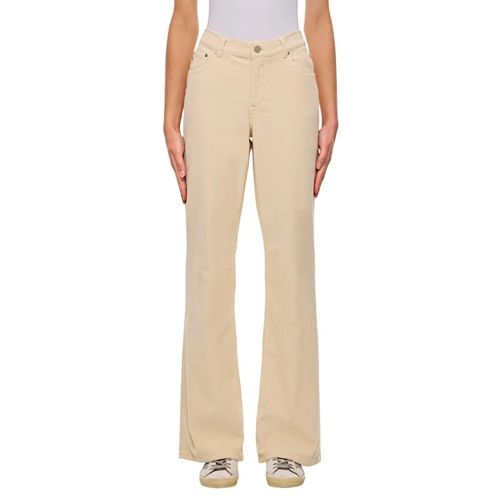 Adriano Goldschmied Jeans Padua Mid Rise Flare Denim Pants Neutrals