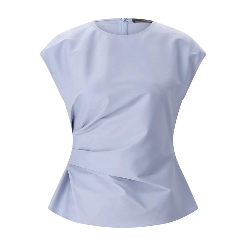 windsor. Top Top aus Baumwollmix blau