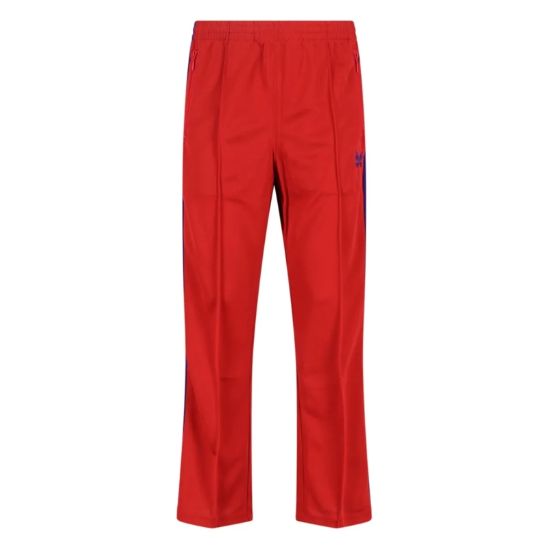 Needles Pantalon de jogging Classic Tailored Red Trousers With Straight Leg Cu Red