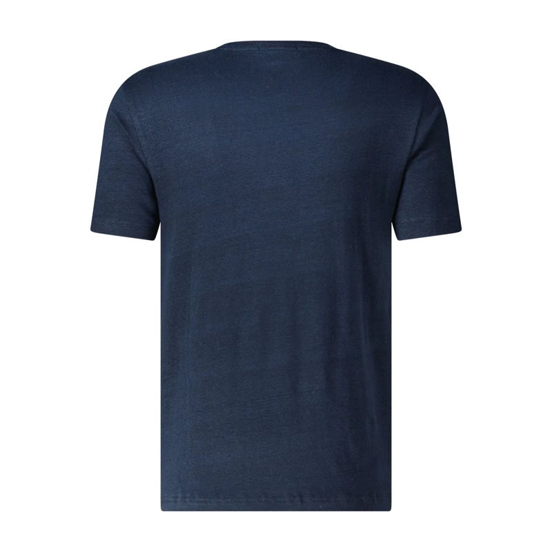 Stefan Brandt T-Shirt T-Shirt Enno aus Leinen blau(Image 4)