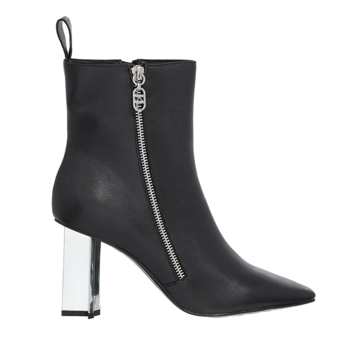 Karl Lagerfeld Chaussure bateau Kl Tower Midi Zip Boot Black Lthr