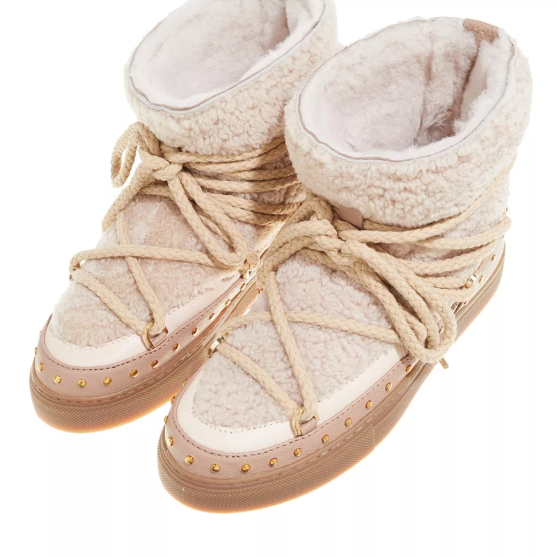 INUIKII Winterboots Curly Rock Beige(Image 4)