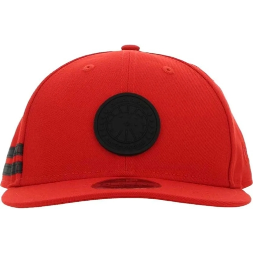 Canada Goose  Arctic Disc Logo Snapback Baseball Cap rot