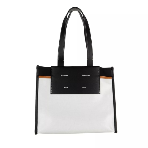 Proenza Schouler Morris Coated Canvas Tote Off White Draagtas