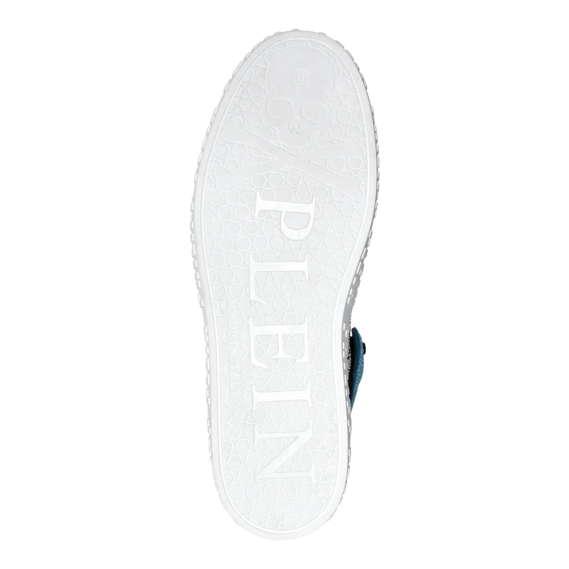 Philipp Plein Low-Top-Sneaker Hightop-Sneaker Notorious Mit Schmucksteinen blau(Image 4)