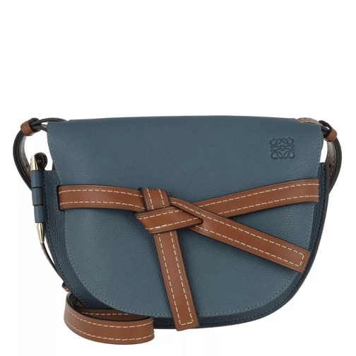 Loewe Gate Bag Small Varsity Blue/Pecan Crossbody Bag