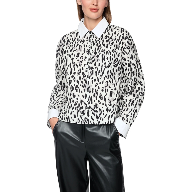Marc Cain Bluse Bluse white and black(Image 5)