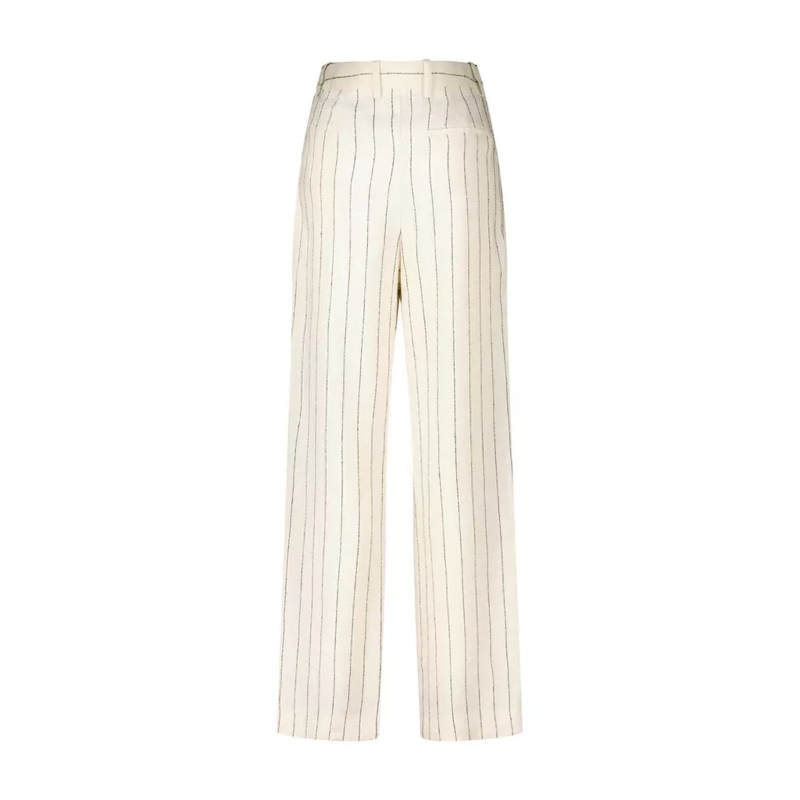 LouLou  Luftige High Waist Stoffhose Beige(Image 2)