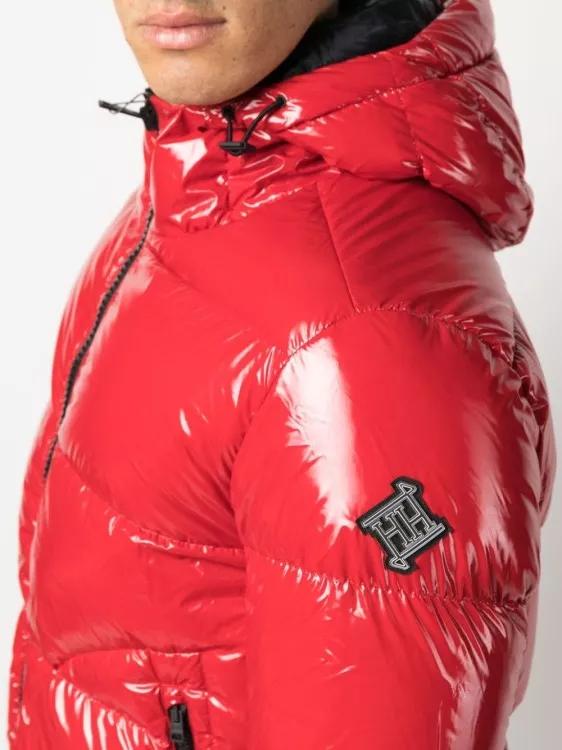 Herno Red Down Jacket Red Vestes en duvet