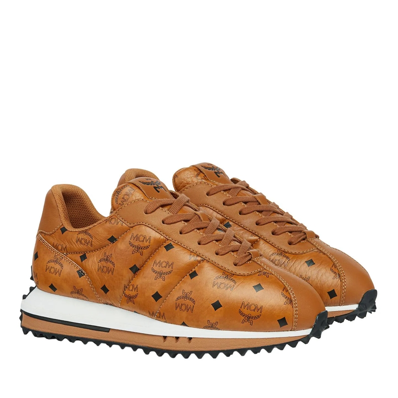 MCM Low-Top-Sneaker W Diamante Sole Leather Low Top Co Cognac(Image 2)