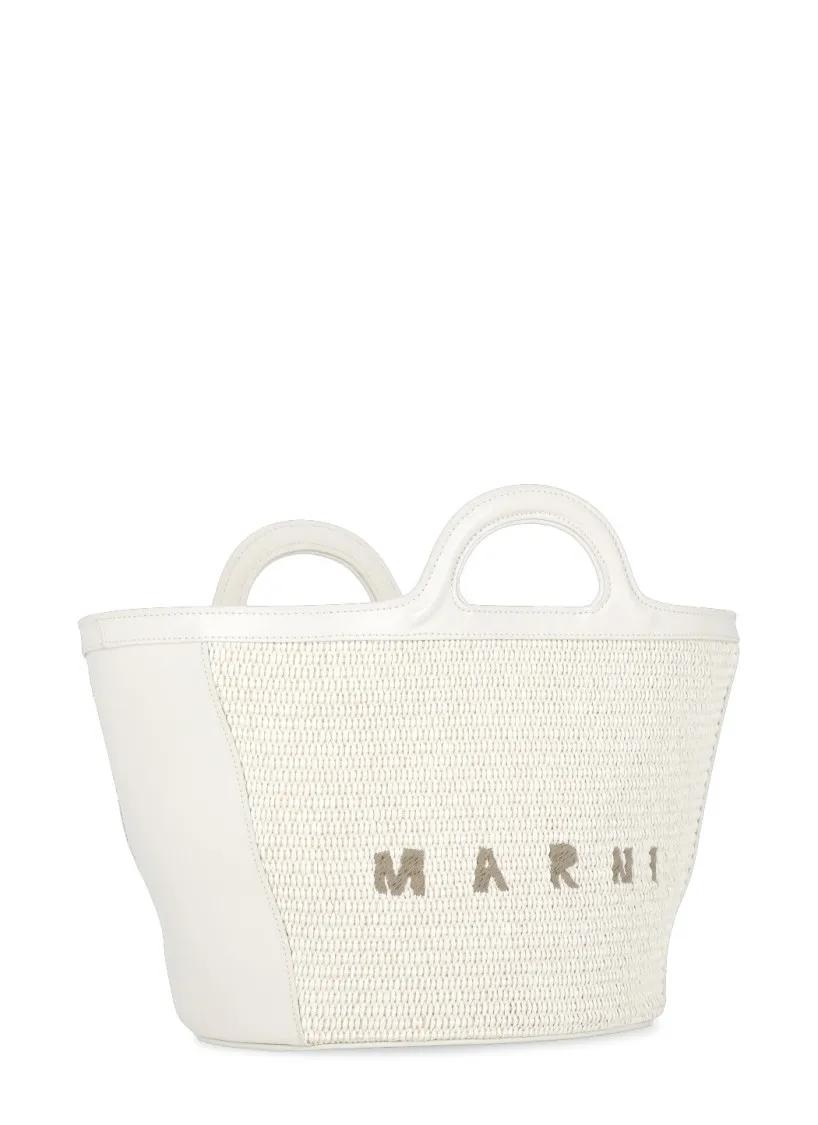 Marni Shoppers & Totes Tropicalia Small in beige