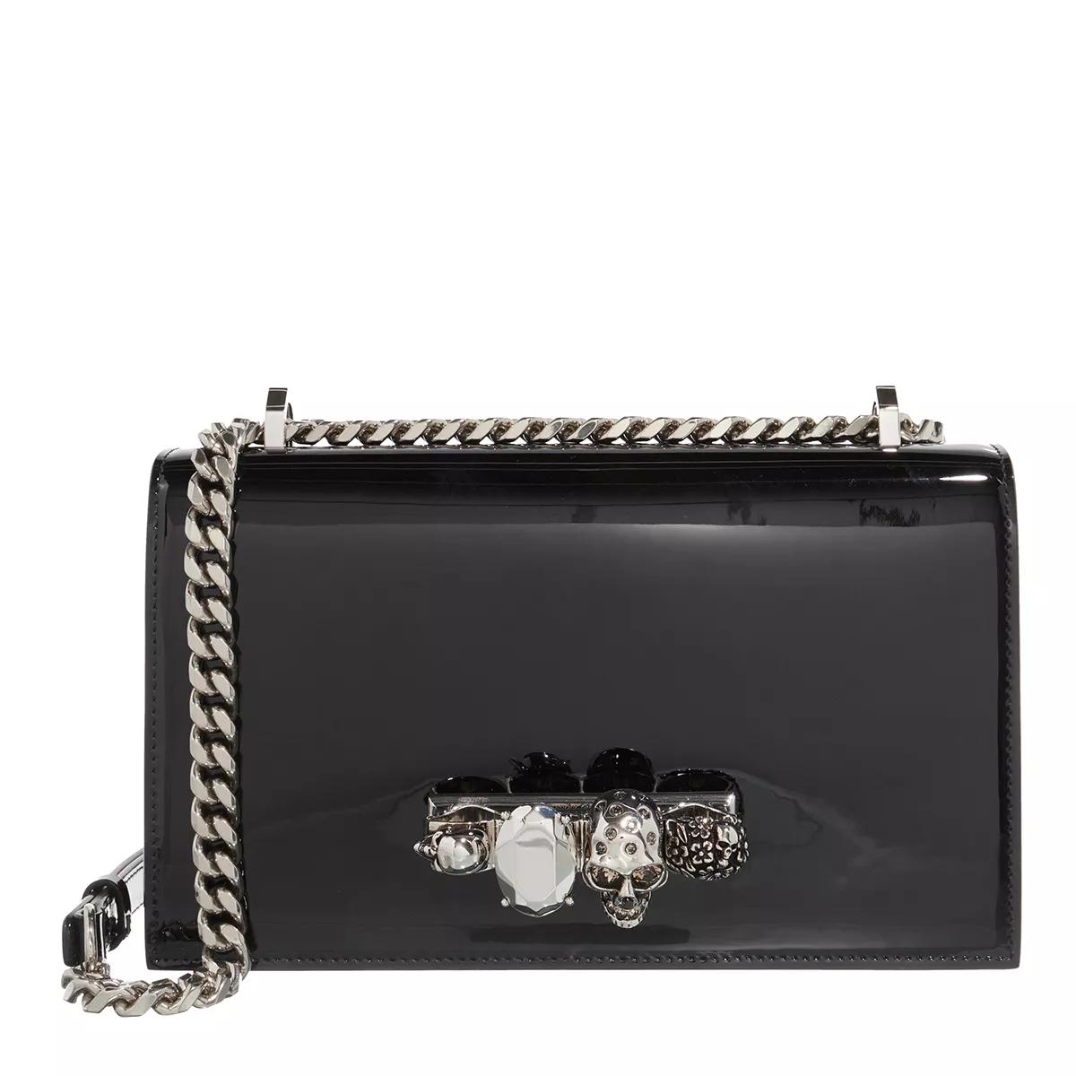 Alexander McQueen Satchel Bag - Embellished Satchel Bag - Gr. unisize - in Schwarz - für Damen