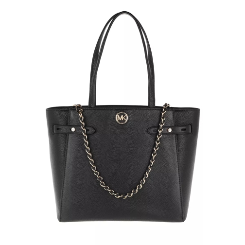 MICHAEL Michael Kors Large Belted Tote  Leather Black Sac à provisions